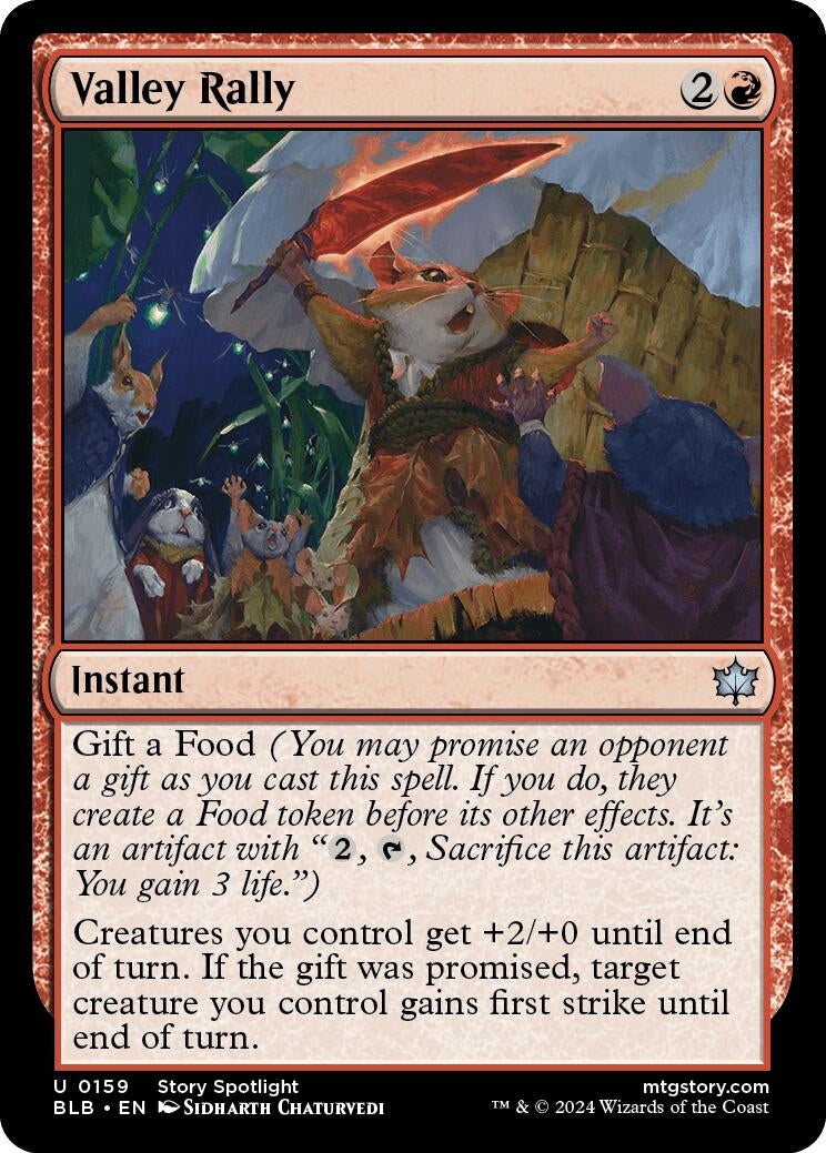 Valley Rally (159) [BLB] - MTG Single