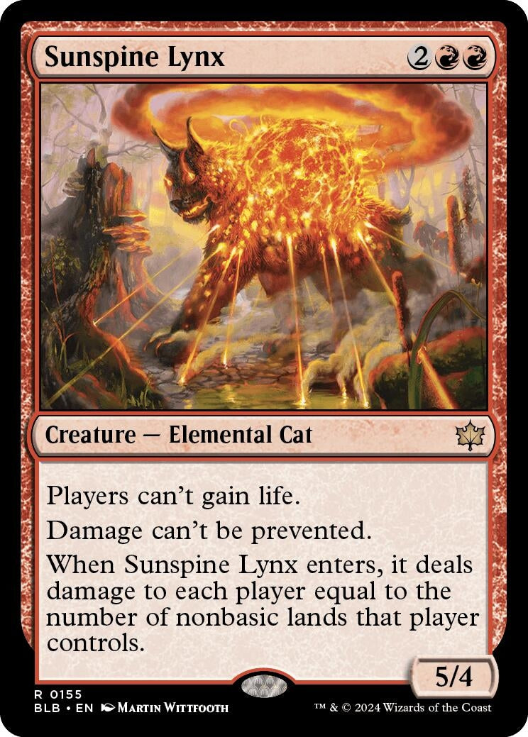 Sunspine Lynx (155) [BLB] - MTG Single