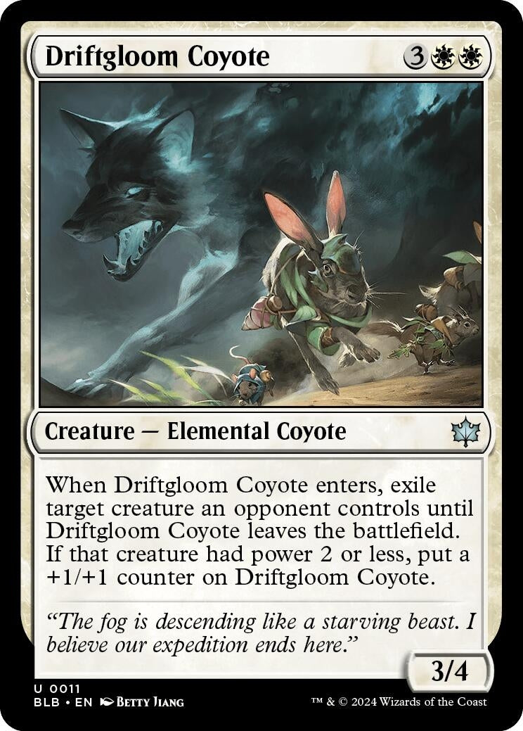 Driftgloom Coyote (11) [BLB] - MTG Single