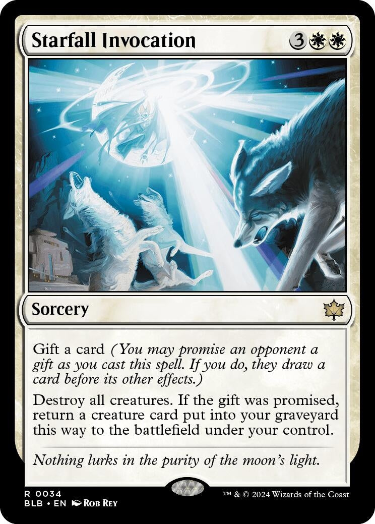 Starfall Invocation (34) [BLB] - MTG Single