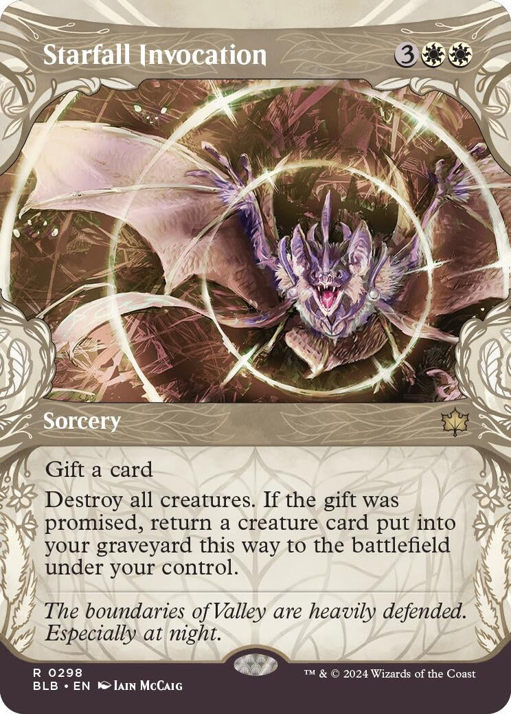 Starfall Invocation (Showcase) (298) [BLB] - MTG Single