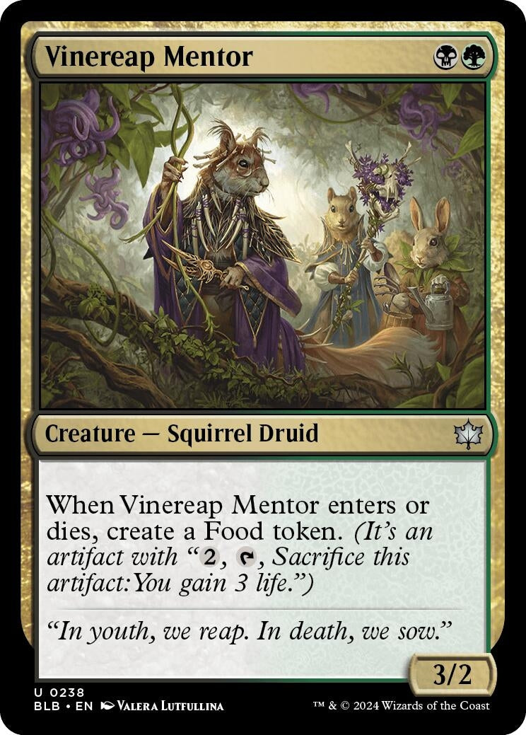 Vinereap Mentor (238) [BLB] - MTG Single