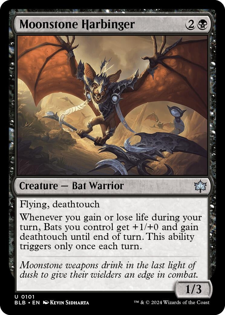 Moonstone Harbinger (101) [BLB] - MTG Single