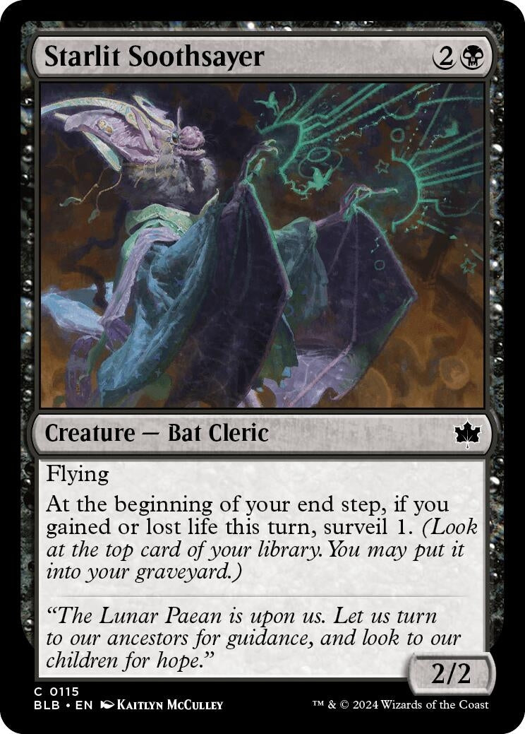 Starlit Soothsayer (115) [BLB] - MTG Single
