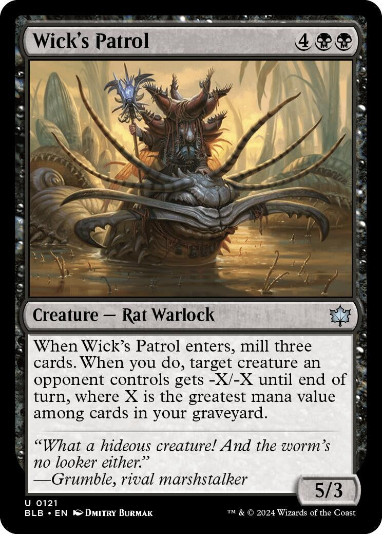 Wick’s Patrol (121) [BLB] - MTG Single