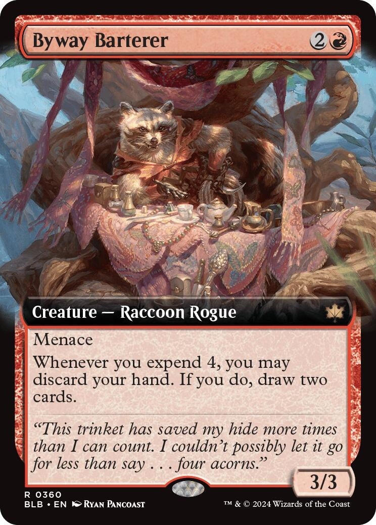 Byway Barterer (Extended Art) (360) [BLB] - MTG Single