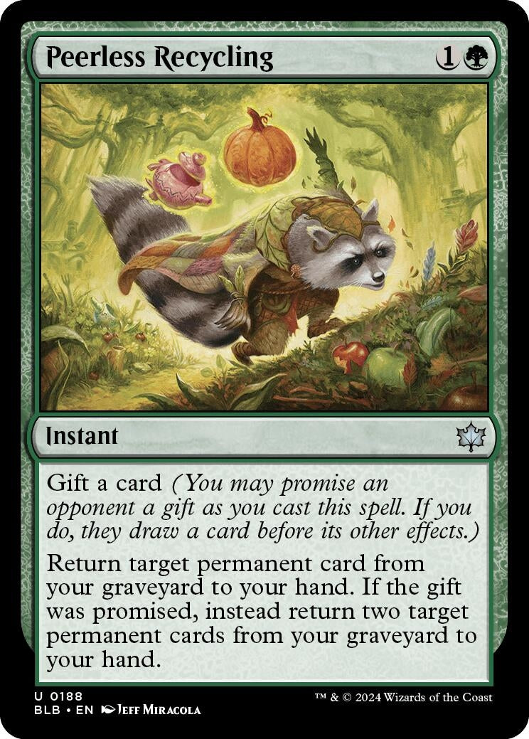 Peerless Recycling (188) [BLB] - MTG Single