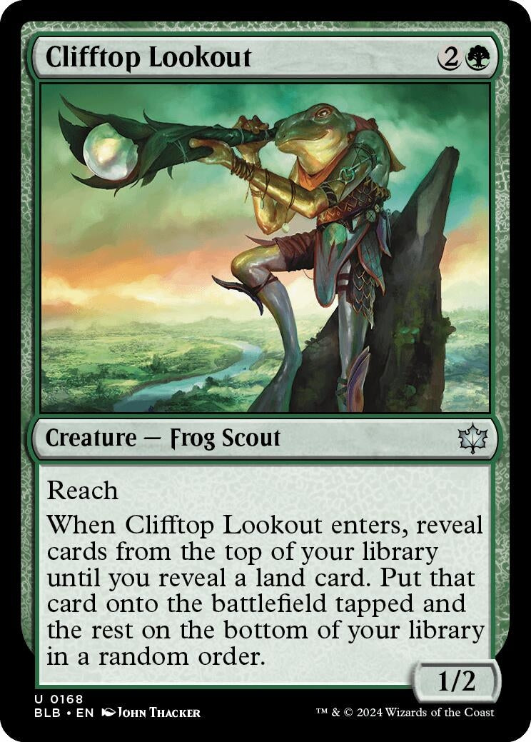 Clifftop Lookout (168) [BLB] - MTG Single