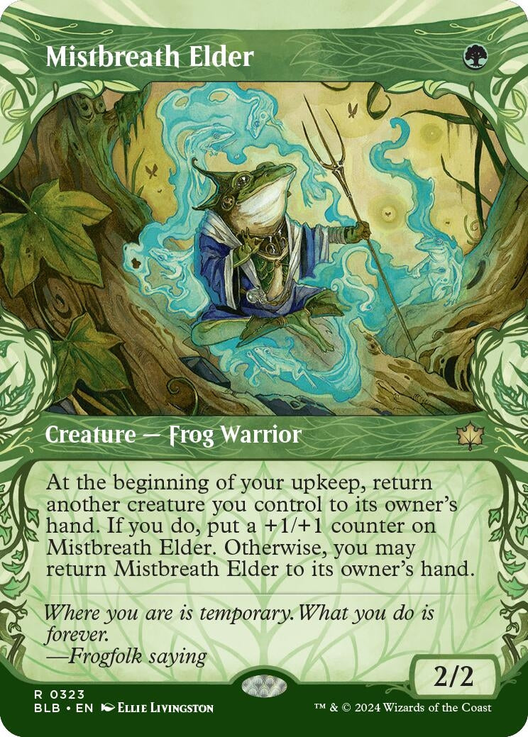 Mistbreath Elder (Showcase) (323) [BLB] - MTG Single