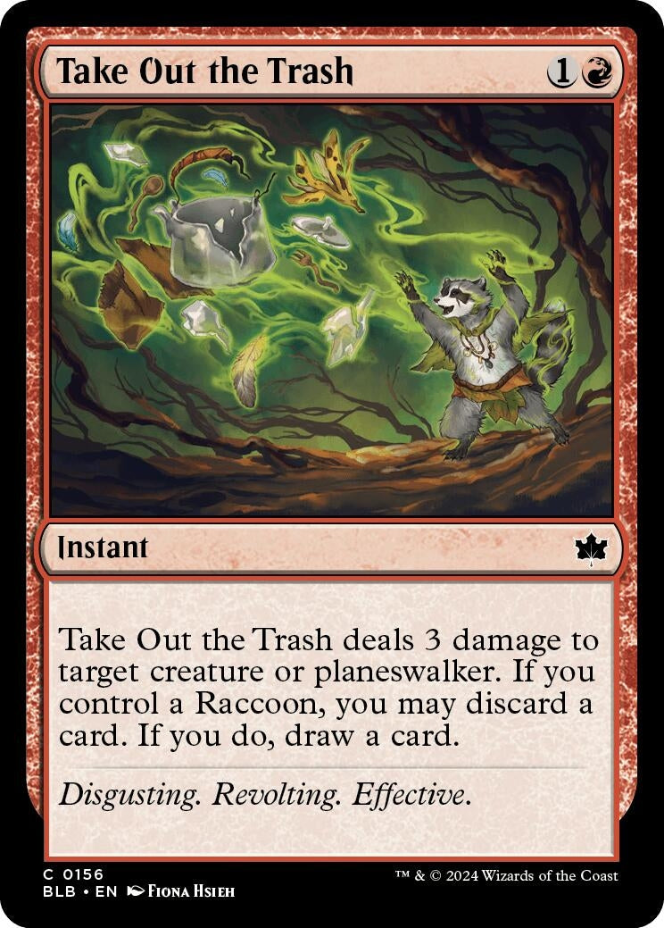 Take Out the Trash (156) [BLB] - MTG Single
