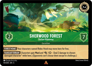 Sherwood Forest - Outlaw Hideaway (101) (5) - Disney Lorcana Single