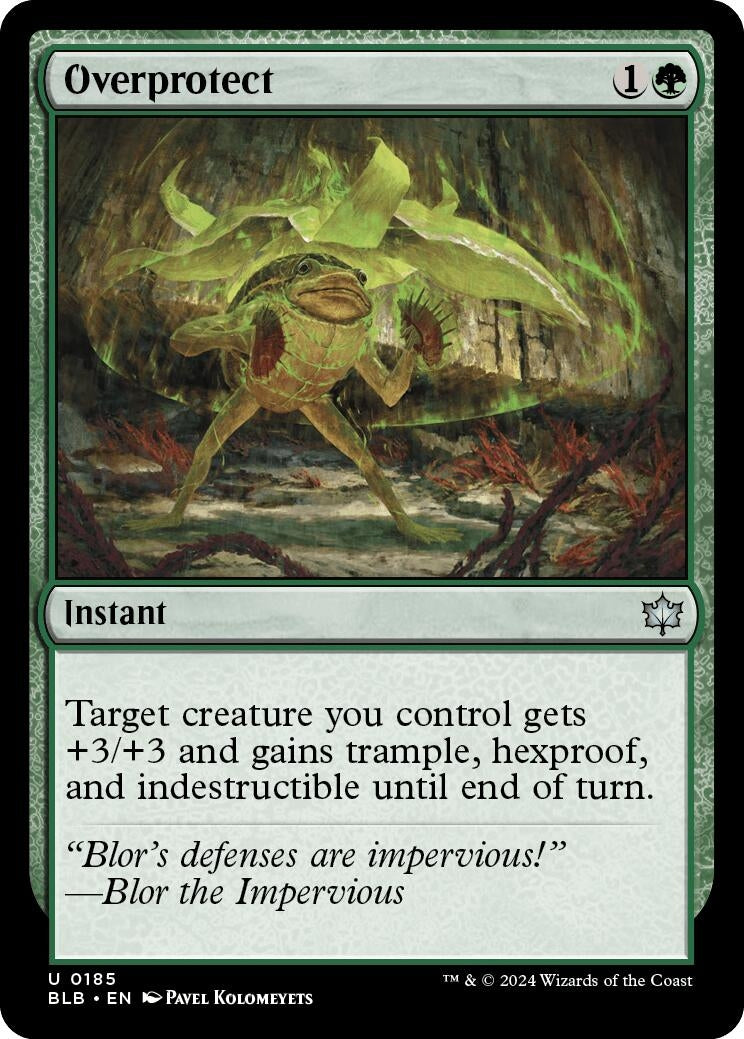 Overprotect (185) [BLB] - MTG Single