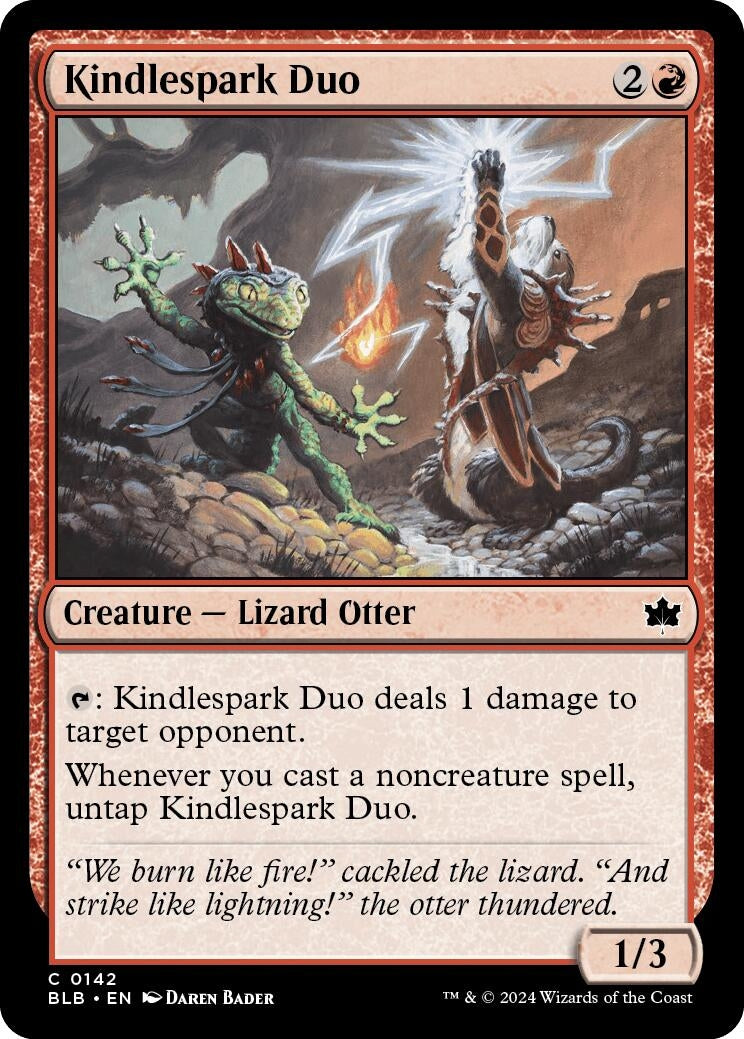 Kindlespark Duo (142) [BLB] - MTG Single