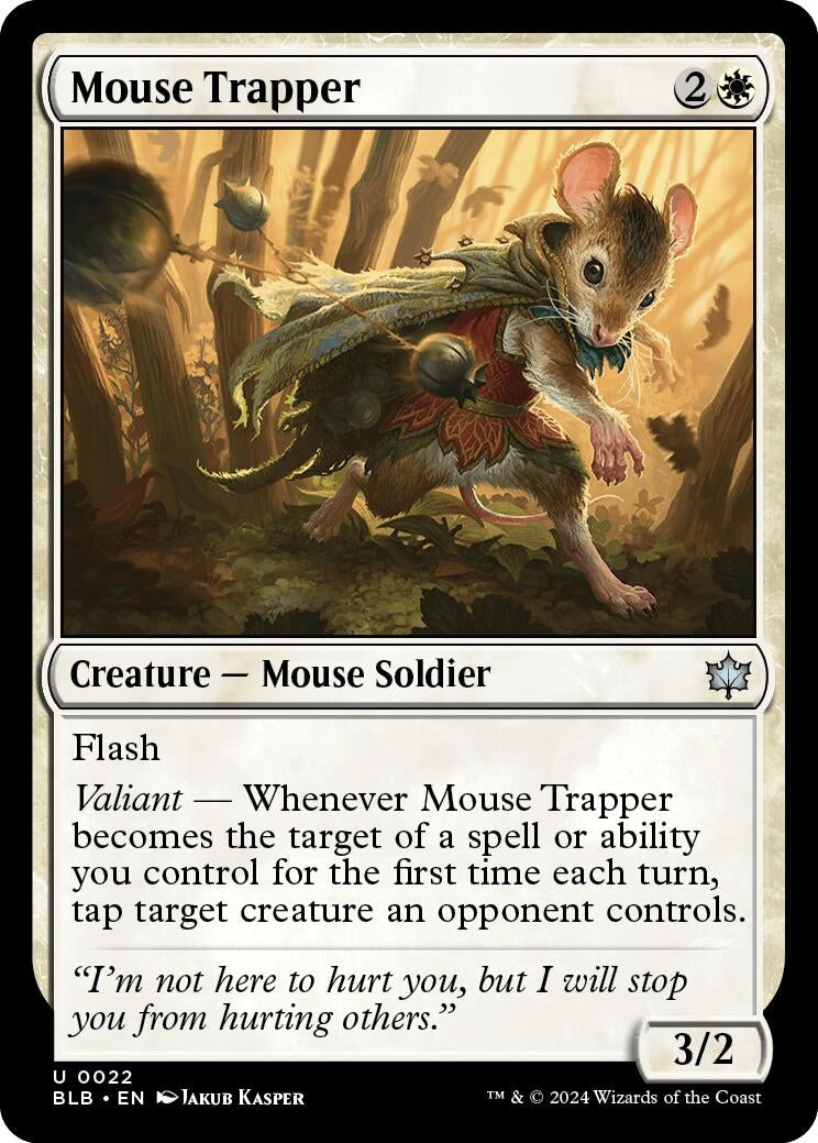 Mouse Trapper (22) [BLB] - MTG Single