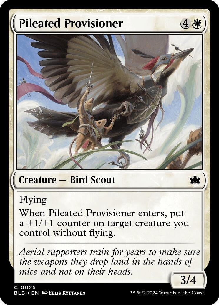 Pileated Provisioner (25) [BLB] - MTG Single