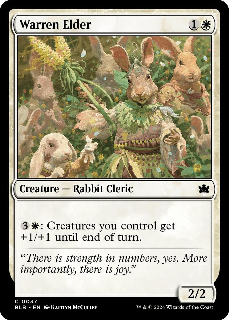 Warren Elder (37) [BLB] - MTG Single