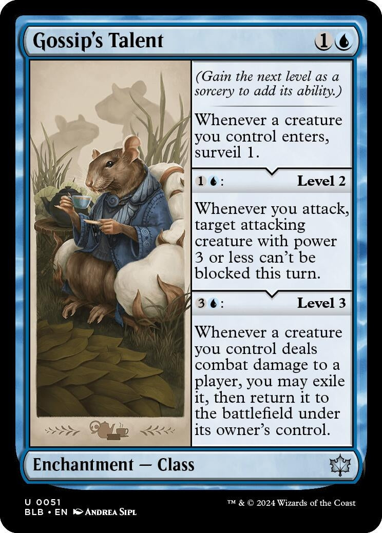 Gossip’s Talent (51) [BLB] - MTG Single