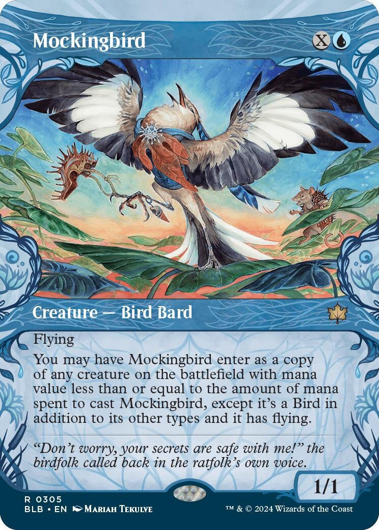 Mockingbird (Showcase) (305) [BLB] - MTG Single