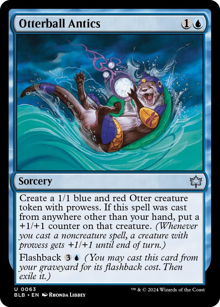 Otterball Antics (63) [BLB] - MTG Single