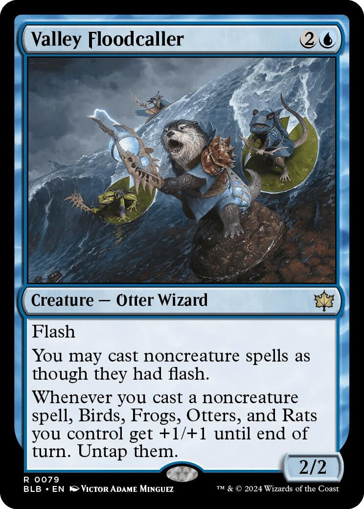Valley Floodcaller (79) [BLB] - MTG Single