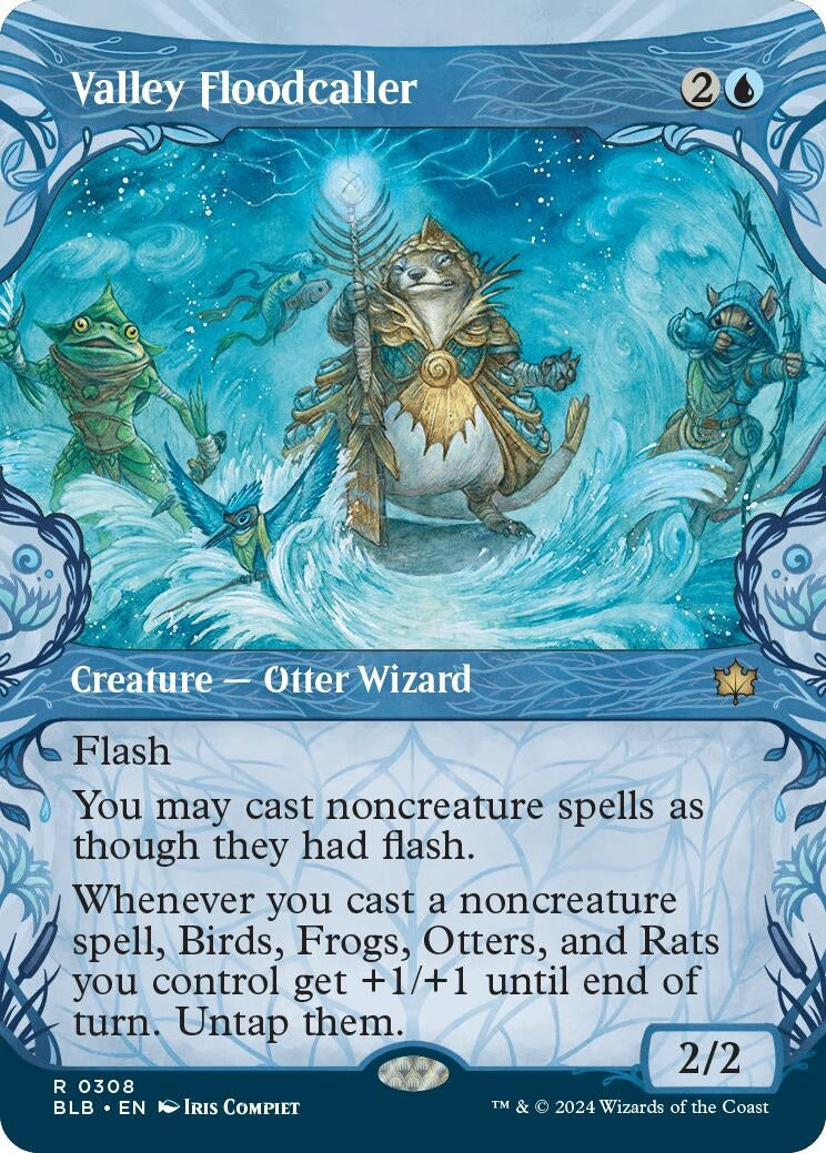 Valley Floodcaller (Showcase) (308) [BLB] - MTG Single
