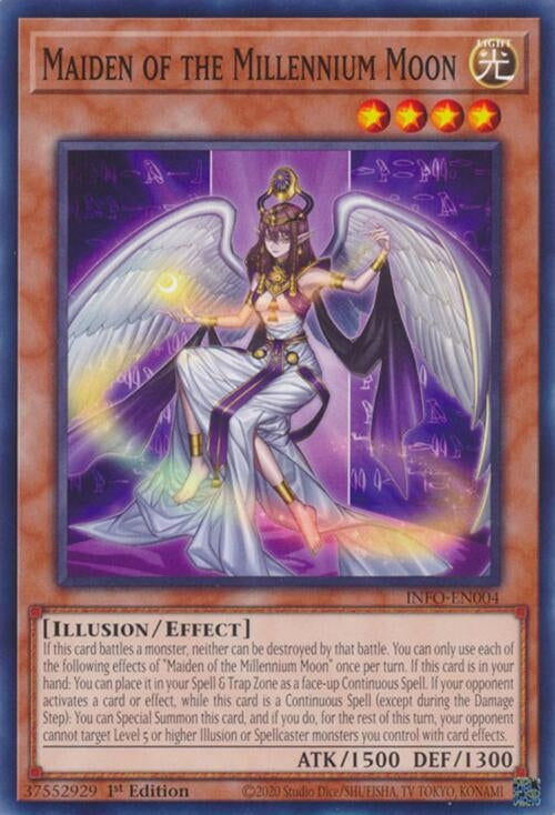 Maiden of the Millennium Moon (INFO) - YuGiOh Single