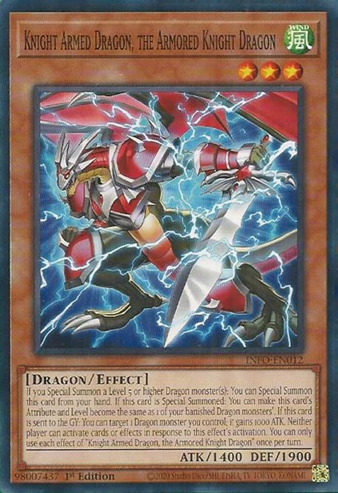 Knight Armed Dragon the Armored Knight Dragon (INFO) - YuGiOh Single