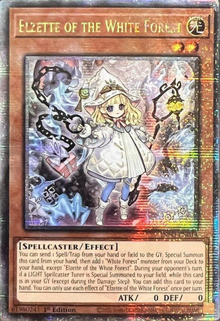 Elzette of the White Forest (Quarter Century Secret Rare) (INFO) - YuGiOh Single