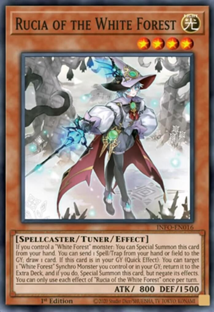 Rucia of the White Forest (INFO) - YuGiOh Single