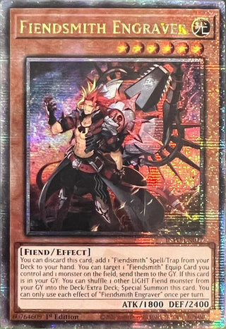 Fiendsmith Engraver (Quarter Century Secret Rare) (INFO) - YuGiOh Single