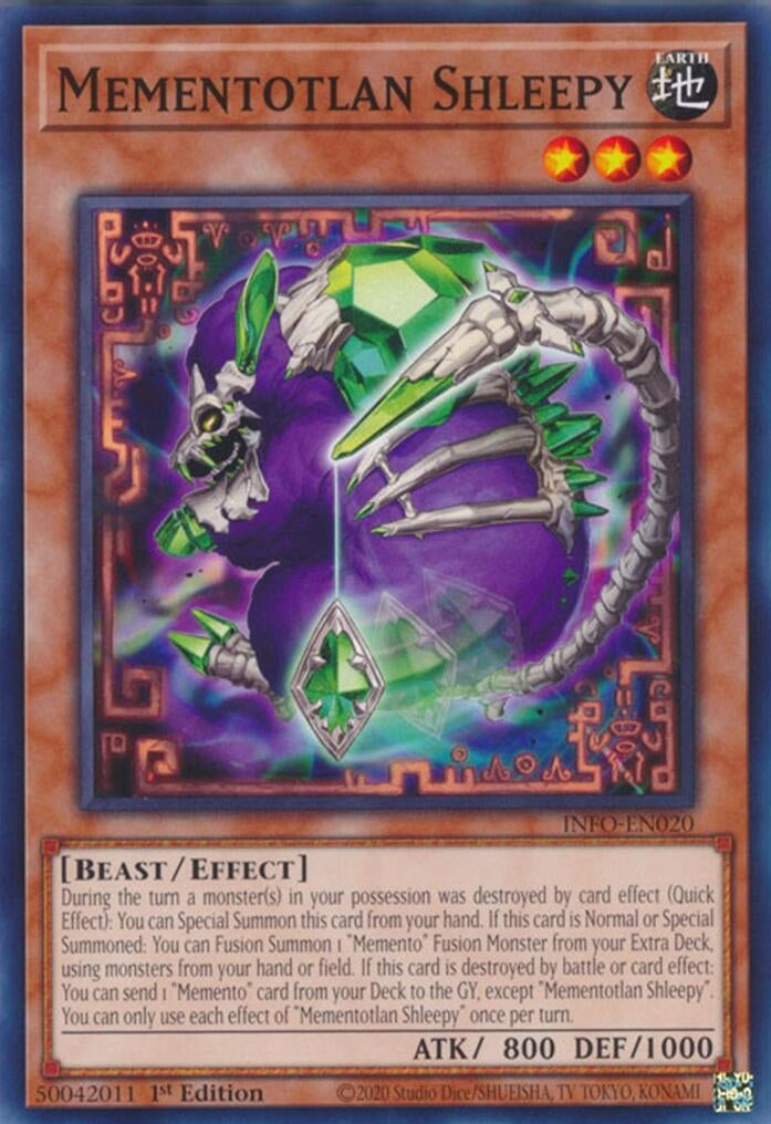 Mementotlan Shleepy (INFO) - YuGiOh Single