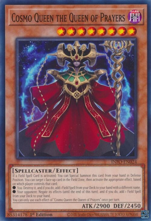 Cosmo Queen the Queen of Prayers (INFO) - YuGiOh Single