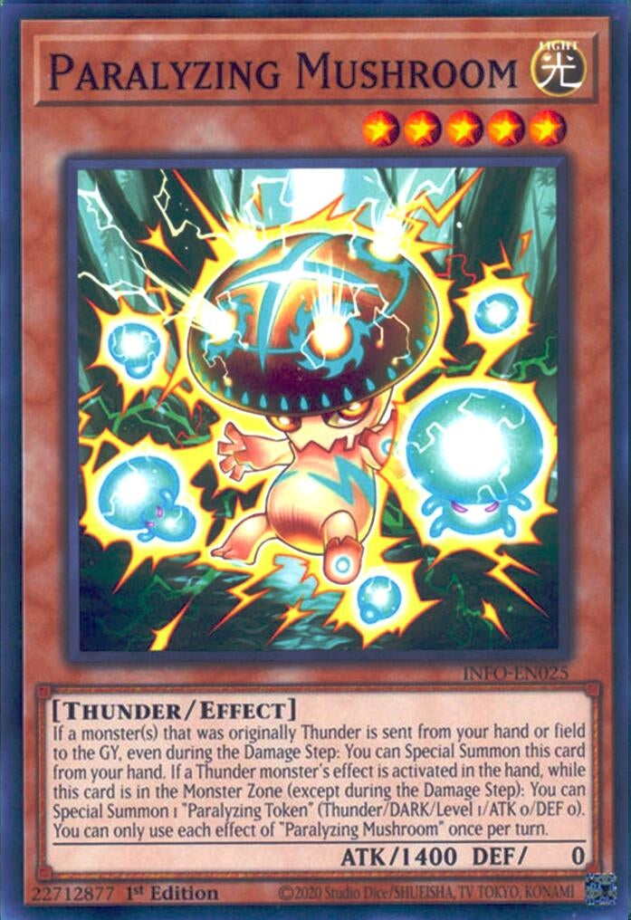 Paralyzing Mushroom (INFO) - YuGiOh Single