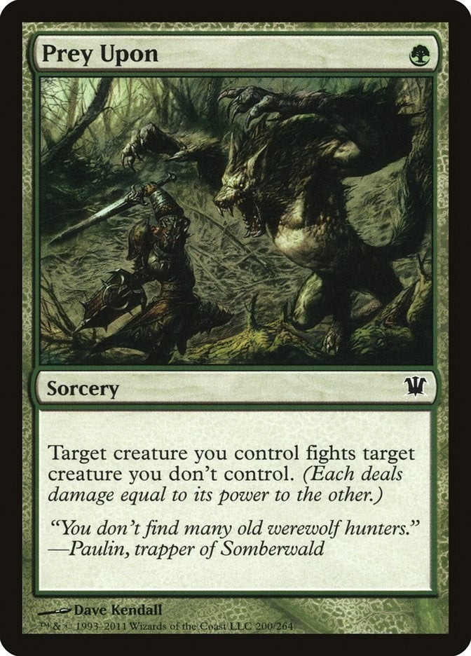 Prey Upon (200) [ISD] - MTG Single