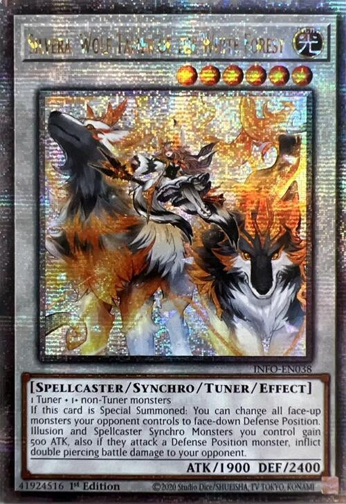 Silvera Wolf Tamer of the White Forest (Quarter Century Secret Rare) (INFO) - YuGiOh Single