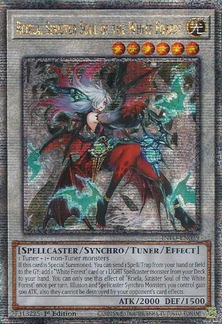 Rciela Sinister Soul of the White Forest (Quarter Century Secret Rare) (INFO) - YuGiOh Single