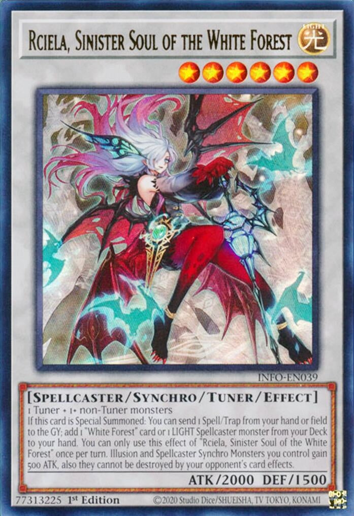 Rciela Sinister Soul of the White Forest (INFO) - YuGiOh Single