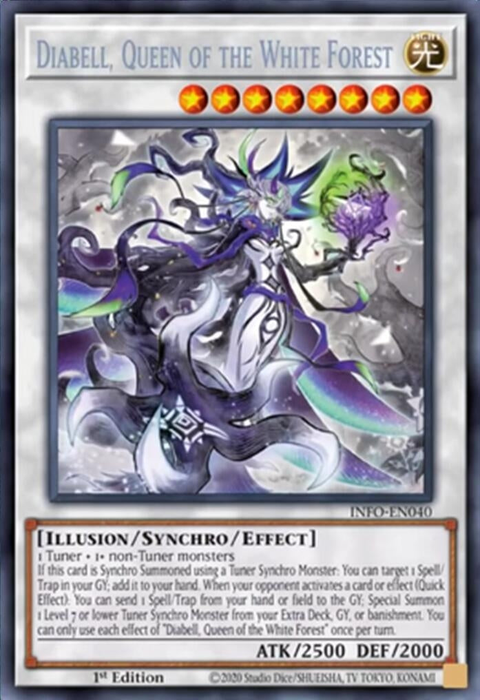 Diabell Queen of the White Forest (INFO) - YuGiOh Single