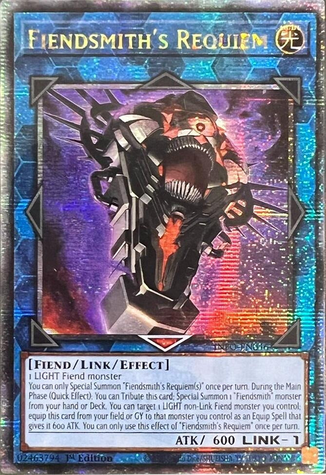 Fiendsmith’s Requiem (Quarter Century Secret Rare) (INFO) - YuGiOh Single