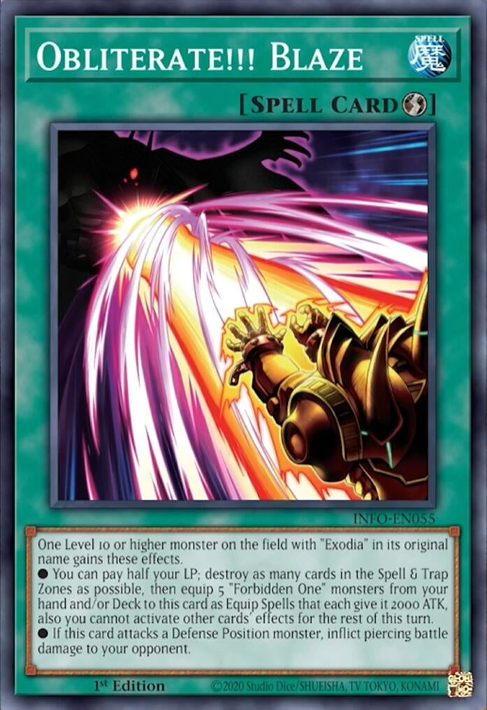 Obliterate!!! Blaze (INFO) - YuGiOh Single