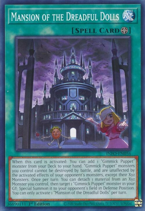 Mansion of the Dreadful Dolls (INFO) - YuGiOh Single