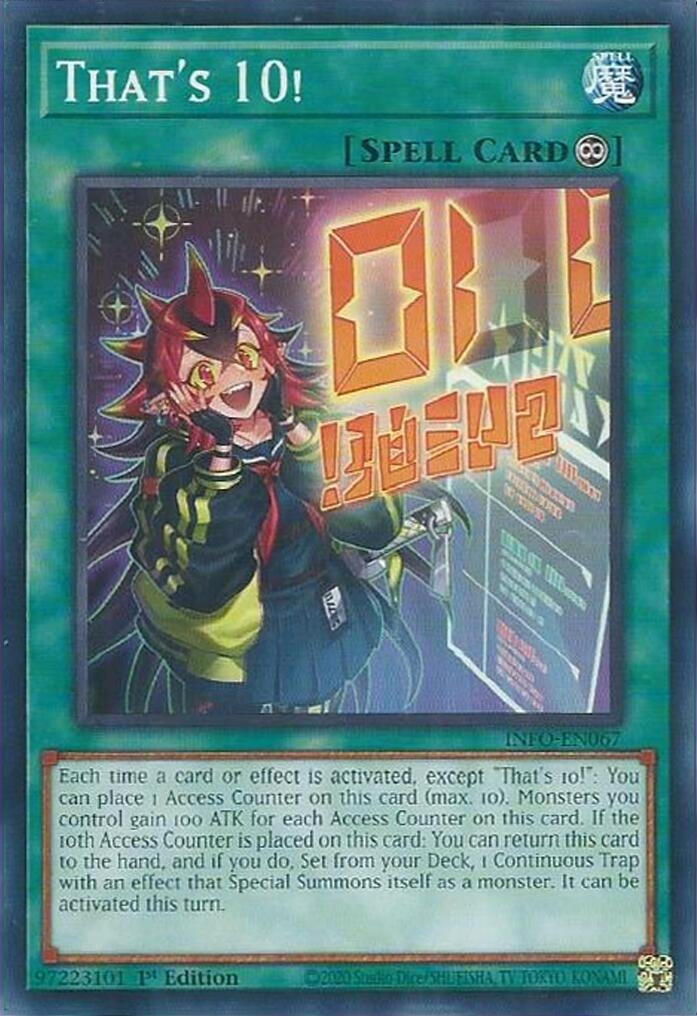 That’s 10! (INFO) - YuGiOh Single