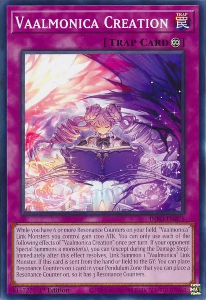 Vaalmonica Creation (INFO) - YuGiOh Single