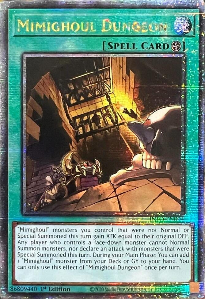 Mimighoul Dungeon (Quarter Century Secret Rare) (INFO) - YuGiOh Single