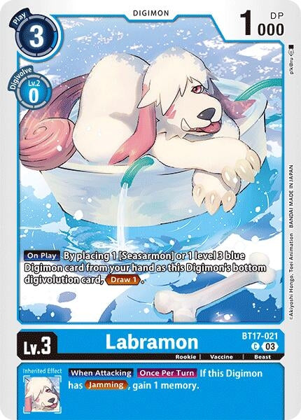 Labramon (17021) [BT17] - Digimon Card Game Single