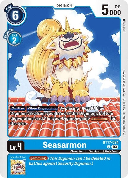 Seasarmon (17024) [BT17] - Digimon Card Game Single