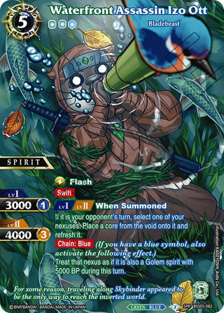 Waterfront Assassin Izo Ott (SPR) (5082) [BSS05] - Battle Spirits Saga Single