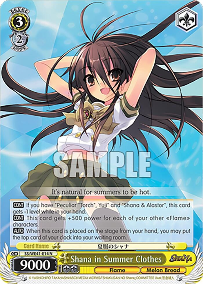 Shana in Summer Clothes (4114) [SS] - Weiss Schwarz Single