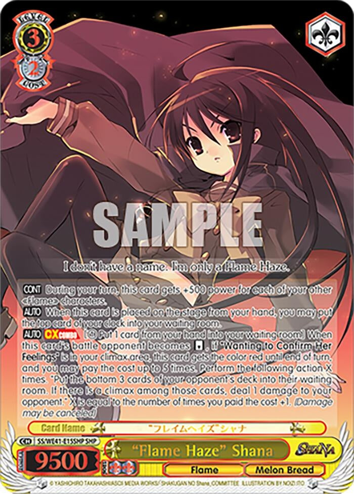 ’Flame Haze’ Shana (SHP) (4115) [SS] - Weiss Schwarz Single