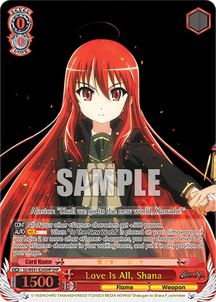 Love Is All Shana (SHP) (4124) [SS] - Weiss Schwarz Single